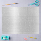 Silver Metallic Folie White Sneeuwkerst Tissuepapier (Craft)