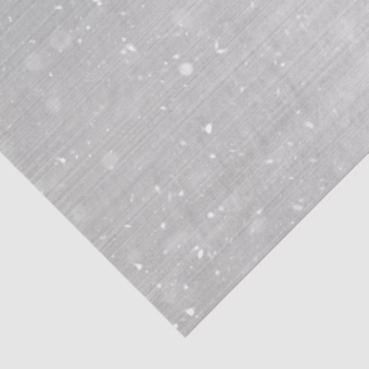 Silver Metallic Folie White Sneeuwkerst Tissuepapier (Detail)