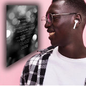 Silver Metallic Gray Black Sepia Formal Cyber Kaart