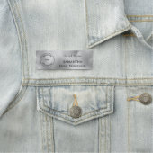 Silver Metallic Logo Name Hotel Baan Titel Naamplaatje (In situ)