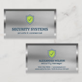 Silver Metallic | LOGO Visitekaartje (Voorkant / Achterkant)