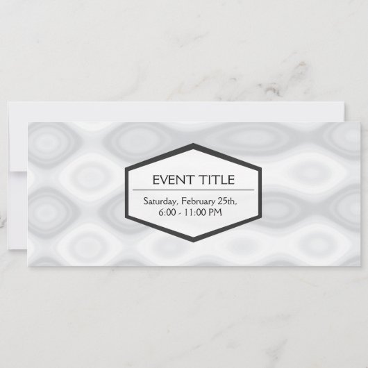 Silver Metallic look Background Kaart (Achterkant)