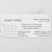 Silver Metallic look Background Kaart (Voorkant)