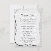 Silver Metallic look Background Kaart (Voorkant)