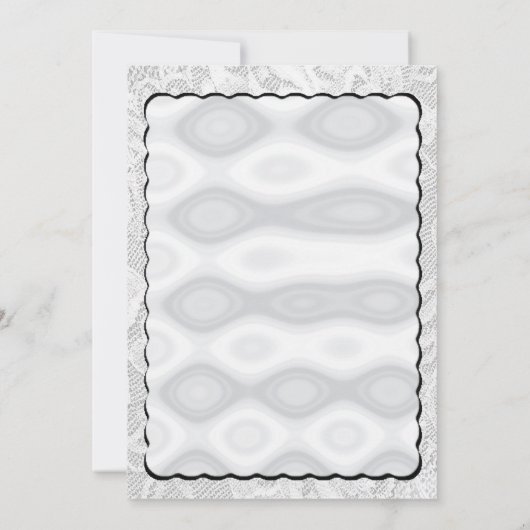 Silver Metallic look Background Kaart (Achterkant)