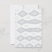 Silver Metallic look Background RSVP Kaartje (Achterkant)