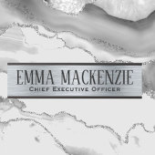 Silver Metallic look Hanging DeurSign Name Bord Deurbordje