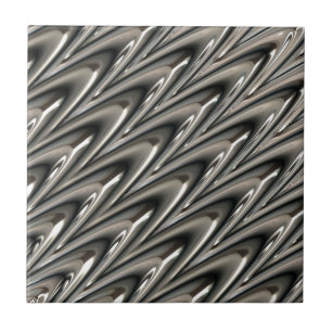 Silver Metallic Pattern Iron Steel Texture Tegeltje