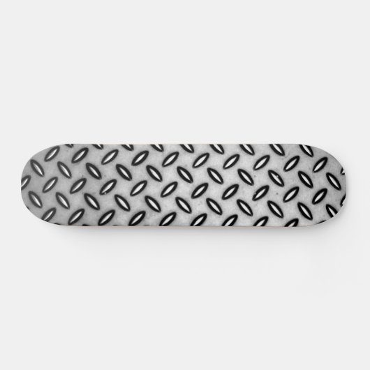 Silver Metallic Patterned Skateboard (Horizontaal)