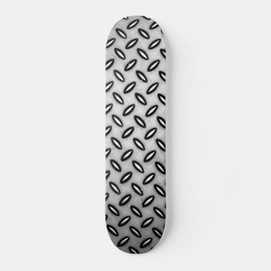 Silver Metallic Patterned Skateboard (Voorkant)