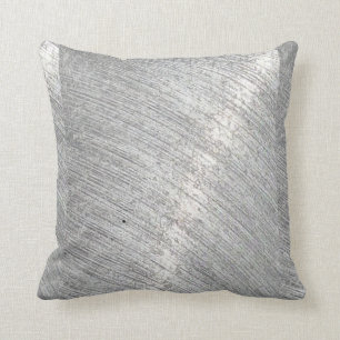 Silver Metallic Shine Pattern Kussen