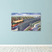 Silver Meteors "Seaboard" in Florida Highlands Canvas Afdruk (Insitu (Houten vloer))