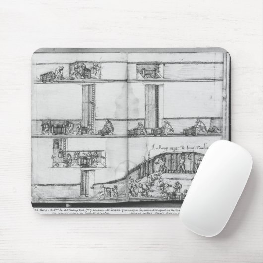 Silver-mijn van La Croix-aux-Mines, Lorraine 2 Muismat (Met muis)