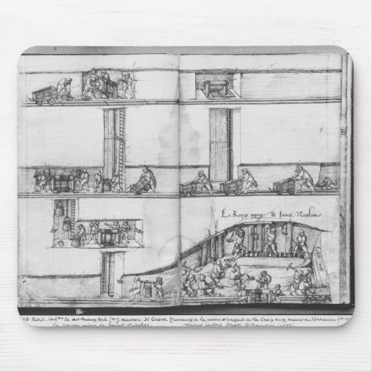 Silver-mijn van La Croix-aux-Mines, Lorraine 2 Muismat (Voorkant)