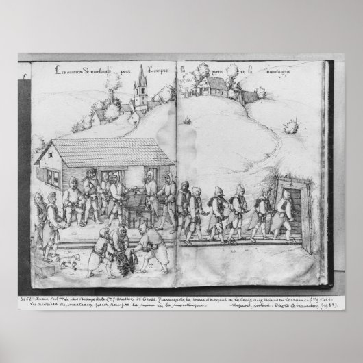 Silver-mijn van La Croix-aux-Mines, Lorraine 2 Poster (Voorkant)