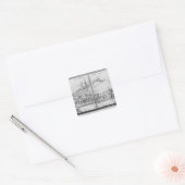 Silver-mijn van La Croix-aux-Mines, Lorraine 2 Vierkante Sticker (Envelop)