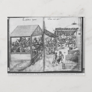 Silver-mijn van La Croix-aux-Mines, Lorraine Briefkaart