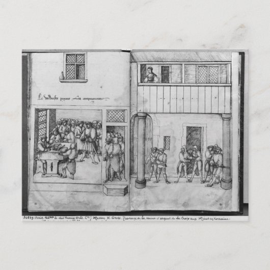 Silver-mijn van La Croix-aux-Mines, Lorraine Briefkaart (Voorkant)