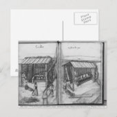 Silver-mijn van La Croix-aux-Mines, Lorraine Briefkaart (Voorkant / Achterkant)