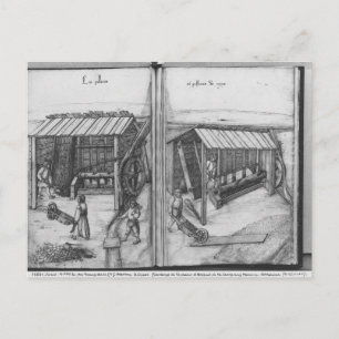 Silver-mijn van La Croix-aux-Mines, Lorraine Briefkaart