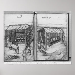 Silver-mijn van La Croix-aux-Mines, Lorraine Poster