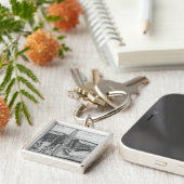 Silver-mijn van La Croix-aux-Mines, Lorraine Sleutelhanger (Zijkant)