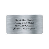 Silver-minelabel Etiket (Voorkant)