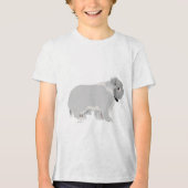 Silver Mini Lop Tri-Blend Shirt (Voorkant)