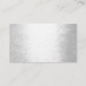 Silver Minimalism Wedding Escort Place Pack Plaatskaartje (Achterkant)