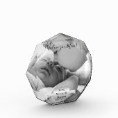 Silver Minimalist Photo Moederdag Fotoblokken (Links)