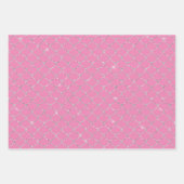 Silver Mint Aqua Pink Zeemeermin Inpakpapier Vel (Voorkant)