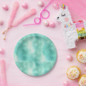 Silver Mint Mermaid Papieren Bordje (Feest)