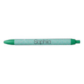 Silver Mint Mermaid Zwarte Inkt Pen (Voorkant)