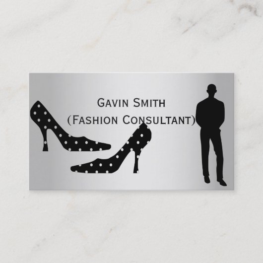 Silver Mode Consultant Visitekaartjes (Voorkant)