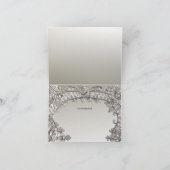 Silver  Modern bedankkaart (Binnen)