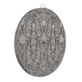 Silver  Modern Dartboard Dartbord (Voorkant Links)