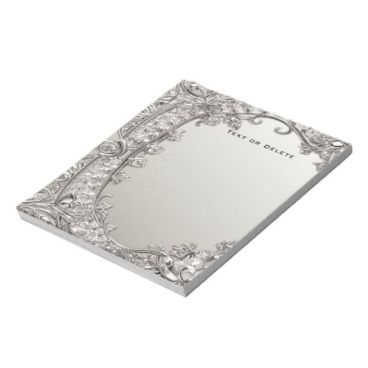 Silver  Modern Notitieblok (Linkerzijde)