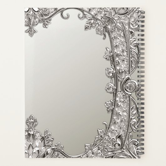 Silver  Modern Planner (Achterkant)