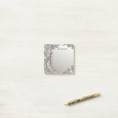 Silver  Modern Post merkt op Post-it® Notes (Op bureau)