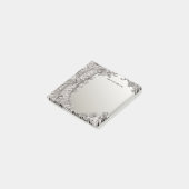 Silver  Modern Post merkt op Post-it® Notes (Schuin)