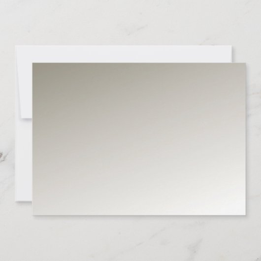 Silver Modern Save the Date (Achterkant)