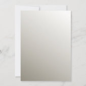 Silver  Modern Save the Date (Achterkant)