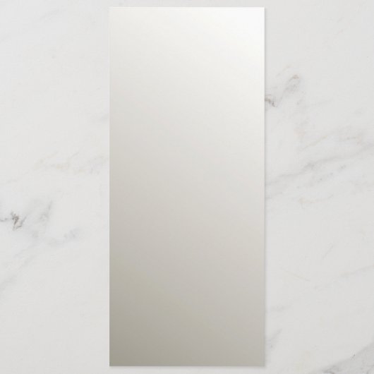 Silver  Modern Wedding Menu (Achterkant)