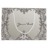 Silver  moderne cadeautas (Achterkant)