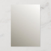 Silver moderne detailbehuizing Kaart (Achterkant)