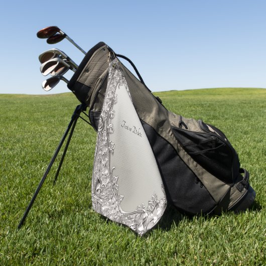 Silver  moderne golfhanddoek (Groen)