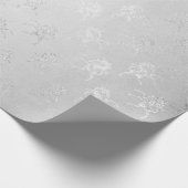 Silver Monochromatic Fairy Grey Club van Unicorn Cadeaupapier (Hoek)