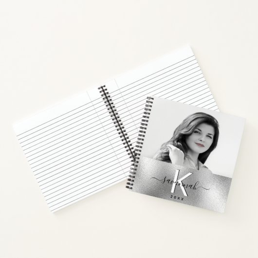 Silver monogram, fotoscript notitieboek (Binnen)