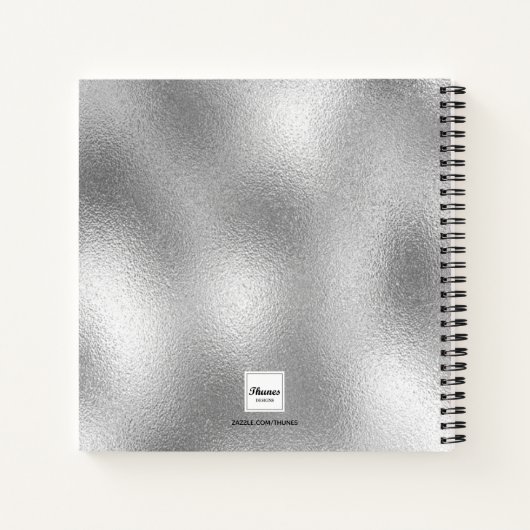 Silver monogram, fotoscript notitieboek (Achterkant)