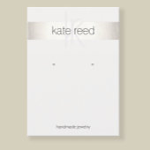 Silver Monogram Veroorbaar Visitekaartje